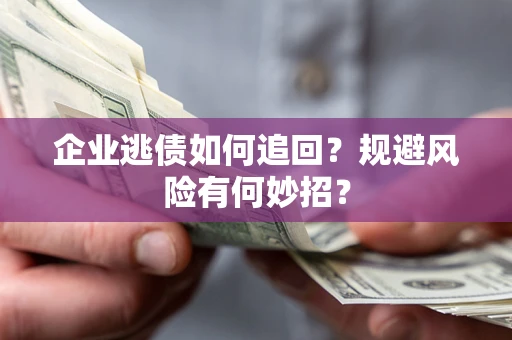 武汉企业逃债如何追回？规避风险有何妙招？