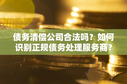 武汉债务清偿公司合法吗？如何识别正规债务处理服务商？