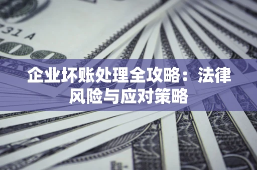 武汉企业坏账处理全攻略：法律风险与应对策略