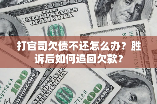 武汉打官司欠债不还怎么办？胜诉后如何追回欠款？