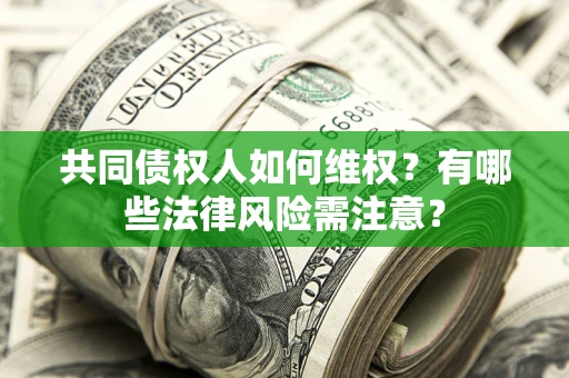 武汉共同债权人如何维权？有哪些法律风险需注意？