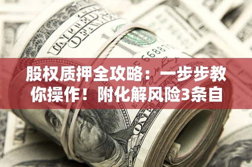 武汉股权质押全攻略：一步步教你操作！附化解风险3条自救法则