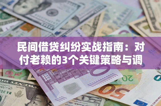 武汉民间借贷纠纷实战指南：对付老赖的3个关键策略与调解盲区解析