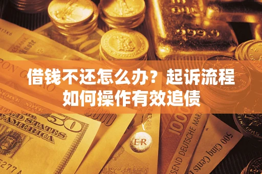武汉借钱不还怎么办？起诉流程如何操作有效追债