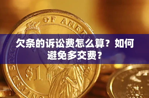 武汉欠条的诉讼费怎么算？如何避免多交费？