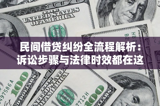 武汉民间借贷纠纷全流程解析：诉讼步骤与法律时效都在这儿了