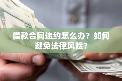 武汉借款合同违约怎么办？如何避免法律风险？