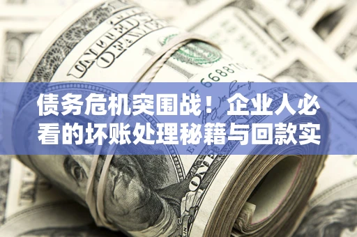 武汉债务危机突围战！企业人必看的坏账处理秘籍与回款实战指南