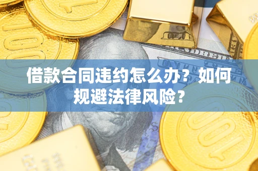 武汉借款合同违约怎么办？如何规避法律风险？